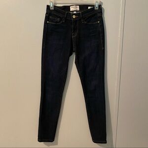 Frame Denim Le Skinny de Jeanne Jeans 25 Blue Denim